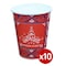 Tiba Paper Cups - 9 Oz - 10 Pieces