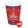 Tiba Paper Cups - 9 Oz - 10 Pieces