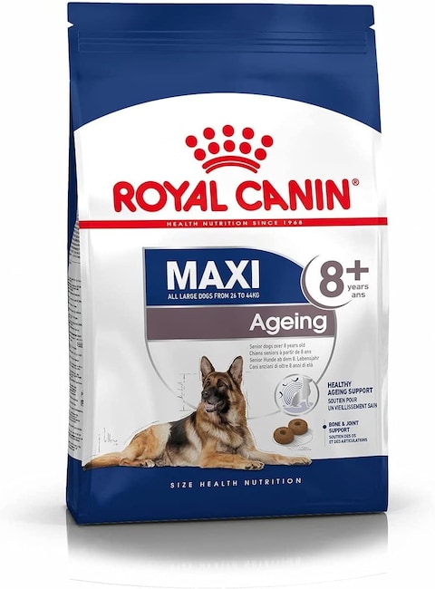 Royal Canin Shn Maxi Ageing 8+ 15Kg Size Health Nutrition Dog Food, Multicolor, Maxi Ageing 8+ Dog Dry Food