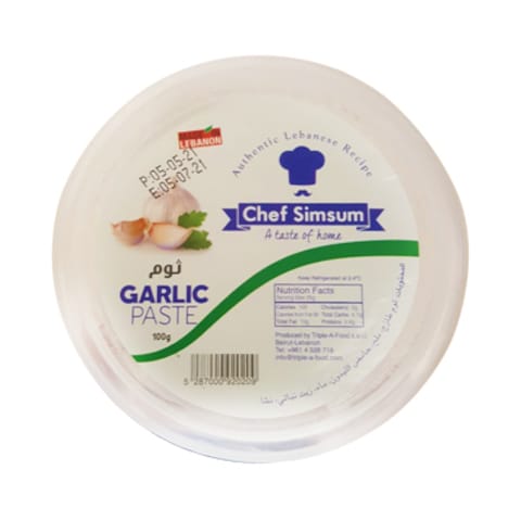 Chef Simsum Garlic Paste 100GR