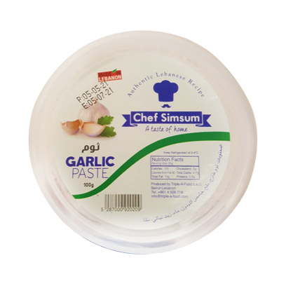 Chef Simsum Garlic Paste 100GR