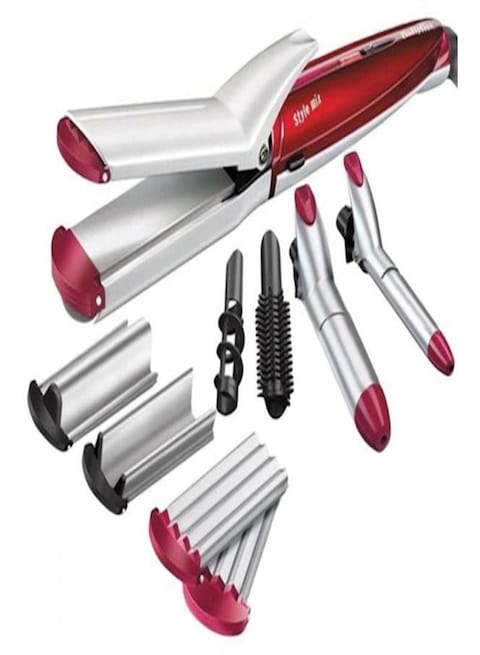 BaByliss - Ceramic Hair Straightener White/Red/Black