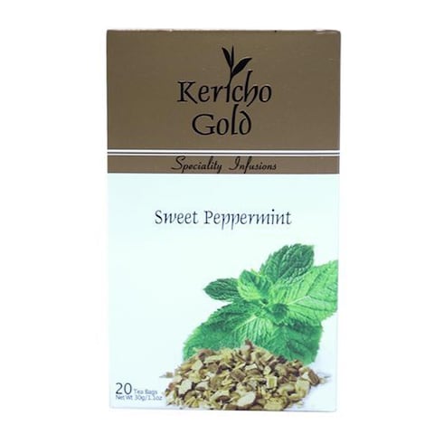 Kericho Gold Sweet Peppermint Tea Bags 2g x Pack of 20