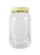 سنبيت مرطبان توابل من البلاستيك أصفر/شفاف 2000مل