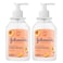 Johnson's  Vita-Rich Indulging Hand Wash Peach, Gentle 300ml Pack of 2