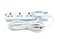 Krypton Extension Socket, 4 Way - 3M - Power Extension Socket -Multi Plug Power Cable- High Quality, Shock Proof Design With Universal Socket