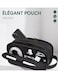 Green Lion Elegant Pouch Travel In Style, Luxurious, Top Grade Material, Waterproof And Quick-Dry interior And Coating, Shock Resistance To Fall Off, Multifunctional Storage With Multi Pockets - Black