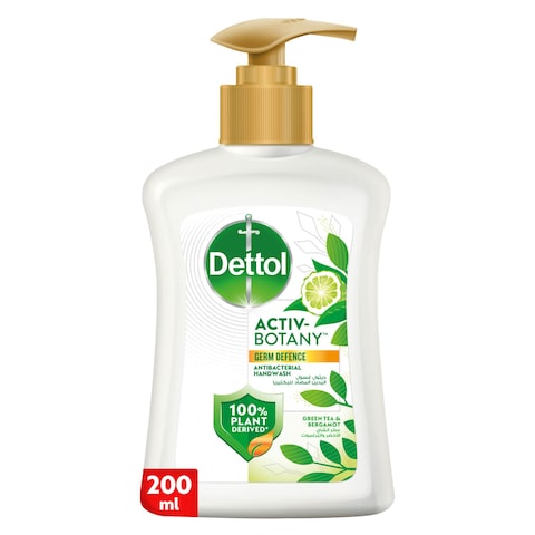 Dettol Activ-Botany Antibacterial Liquid Handwash Green Tea And Bergamot 200ml