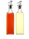 Rahalife Glass Oil Bottle And Vinegar Pouring Dispenser, Condiment Set, Cruet, Seasoning For Dining Table And Kitchen, Airtight And Non-Drip Bottle Stoppers, Glass - 500ml (Pack Of 2)