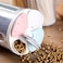 Aiwanto 1500ml Storage Jar Storage Box Kitchen Grain Storage Container 3 Grid Storage Jar(Multicolur)