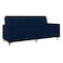 In House Leen 2 In 1 Sofabed Velvet Upholstered - Dark Blue