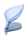 Sapu - Leaf Shape Soap Dish Blue 12x11.5x9centimeter