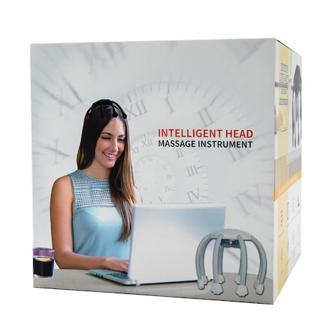 Intelligent Electric Head Massager Massager - White
