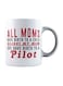 muGGyz Printed Ceramic Coffee Mug White