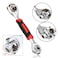 Rotating Head Spanner 48 in 1 Multi-functional Socket Wrench, Multi-Angle/6 Corners