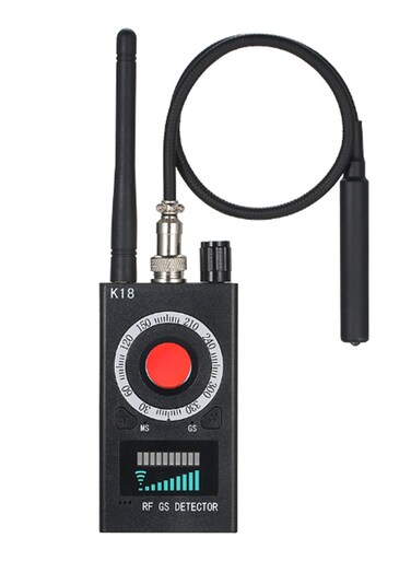 Generic K18 Camera Gsm Audio Bug Anti-Spy Detector Black/Red/Silver