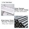HEXAR&reg; 3 Tier Over the Toilet Rack, Stainless Steel 30kg Capacity Bathroom Shelf, Space Saving Bathroom Stand Organizer Over the Toilet Storage