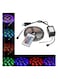 Generic Remote Control LED Strip Light With 24 Key Ir Remote Power Adapter -Multicolour