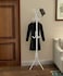 Generic Metal Coat Rack/Hanger, Free Standing, Coat/Hat Hanger For Handbags, Hat, Umbrella, Clothes - Tree Coat Hanger Holder Stand (White)
