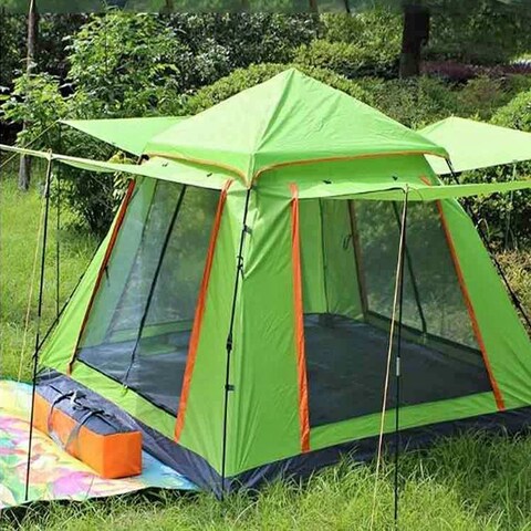 Large Camping Tent 3 4 Person Weatherproof Family Tent, Ideal for Parties, Picnics, and Outdoor Adventures 210x210x135cm