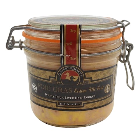 La Ferme Saint Jacques Foie Gras Entier Bocal Duck Mi Cuit 180g