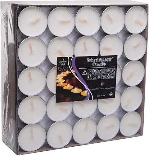 Generic Tea Light Candle 100 Pieces - White