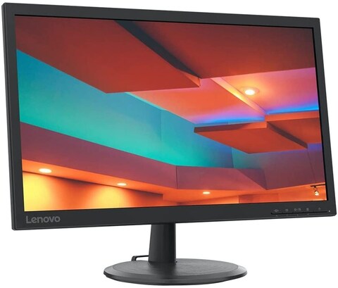 Lenovo C22-20 21.5&#39;&#39; FHD Monitor 5 ms VGA+HDMI, Cable Included VGA- Raven Black