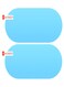 Generic - 2-Piece Waterproof Car Mirror And Window Protective Film Set