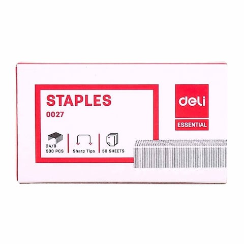 Deli E0027 Silver  Staple - 24/9