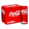 Coca-Cola Original Taste Carbonated Soft Drink Can 330ml Pack of 6