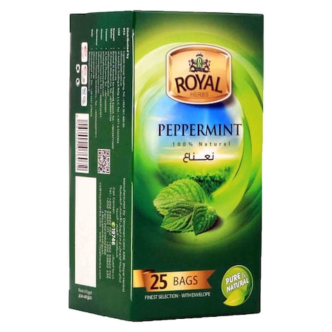 Royal Herbs Peppermint 25 Tea Bags