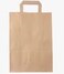 Kraft Flat Handle Paper Bag 50Pcs, 39X32X16Cm