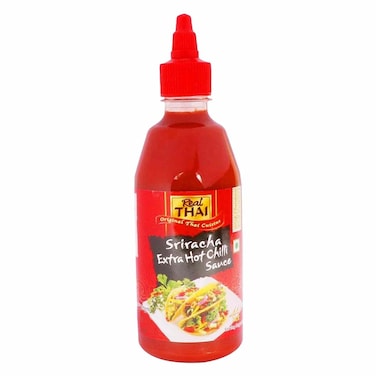 Real Thai Sriracha Extra Hot Chilli Sauce 430ml