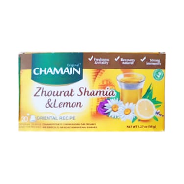 Chamain Zhourat Shamia And Lemon Tea Bags 2.5GR X Pack Of 20
