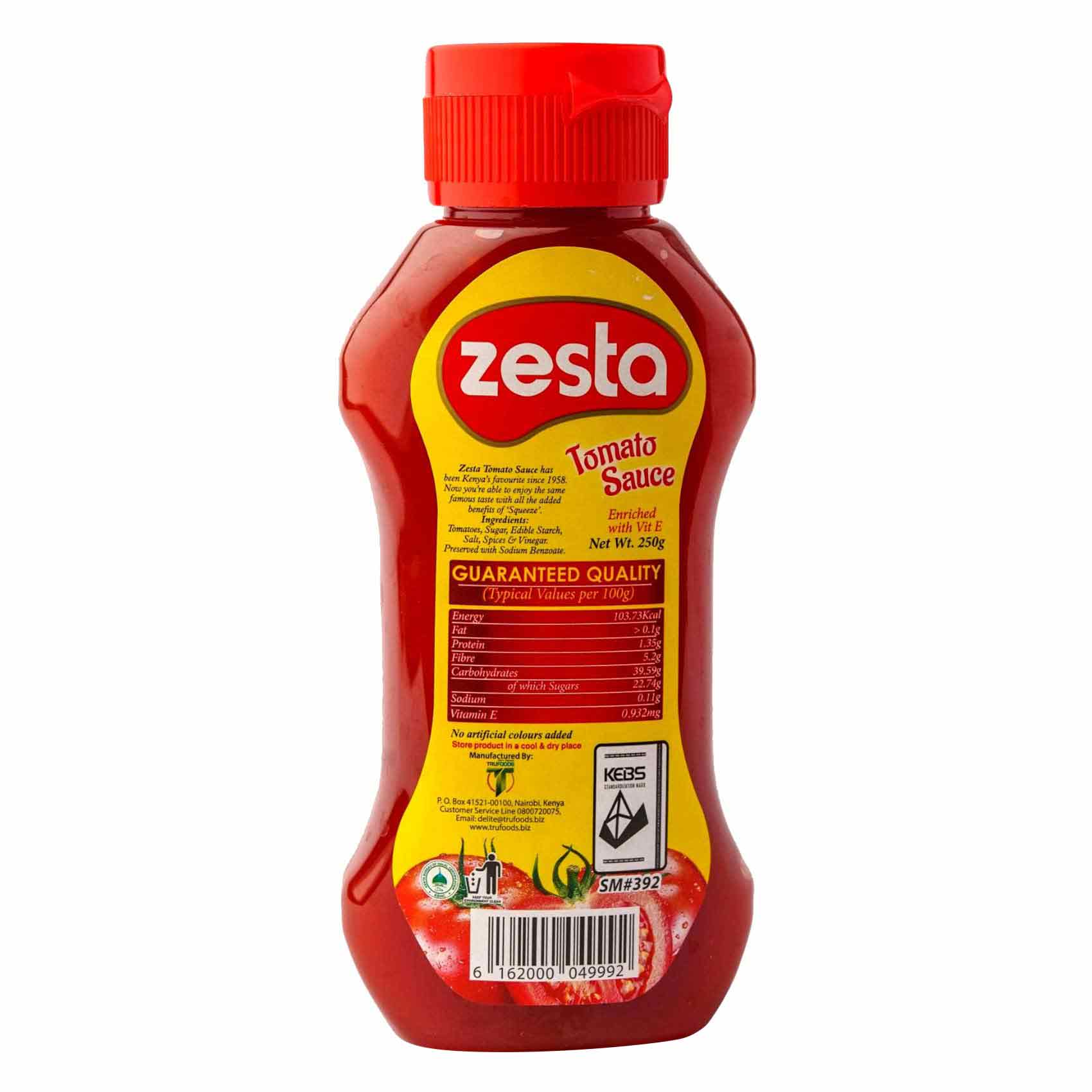 Zesta Tomato Sauce 250g