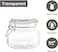 Star Cook Airtight Glass Canister Square Jar with Lids - Set of 3,500ml