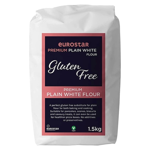 Eurostar Gluten-Free Premium Plain White Flour 1.5kg