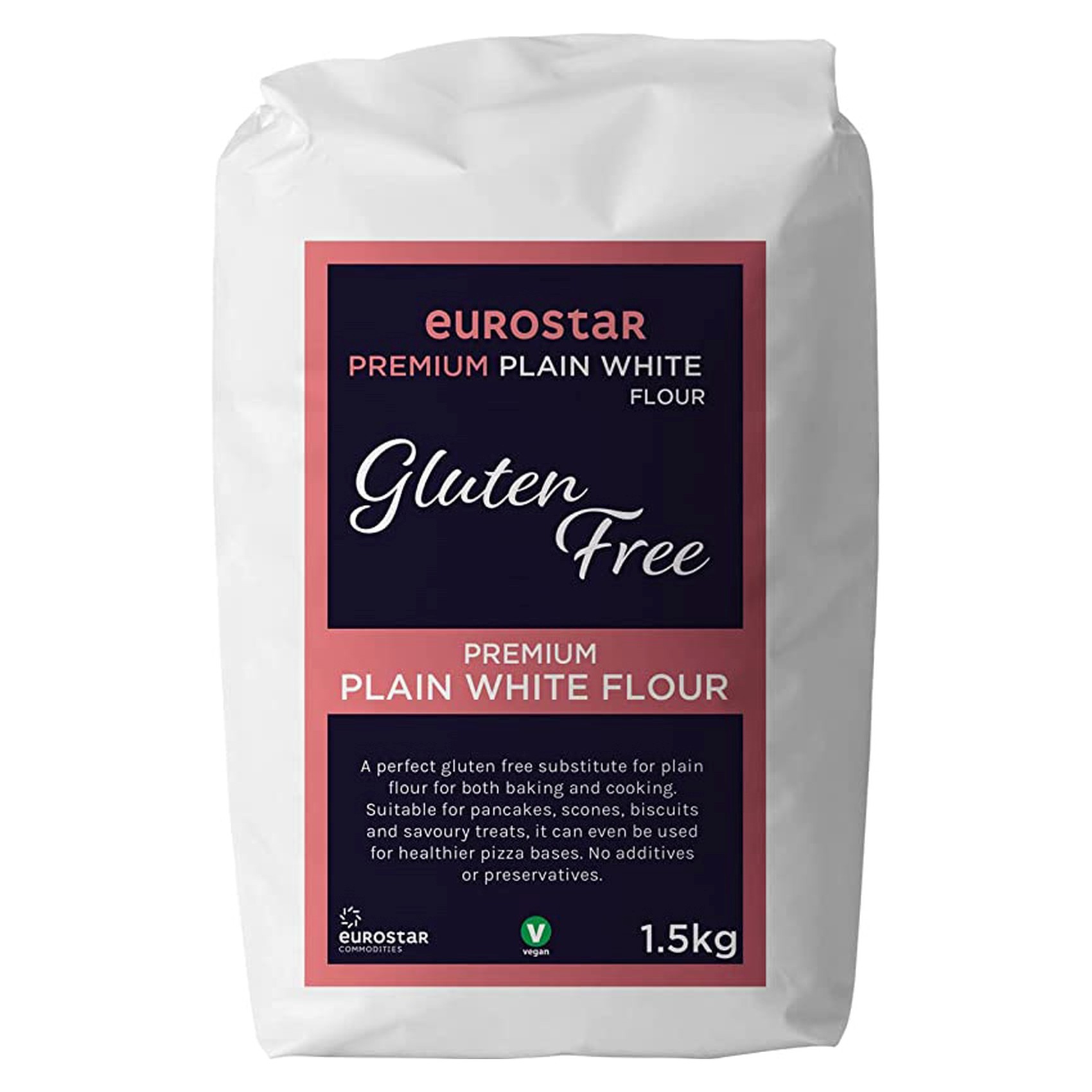 Eurostar Gluten-Free Premium Plain White Flour 1.5kg