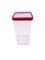 (pack of 3 pieces)- STORAGE CONTAINER 3P/SET color white and red