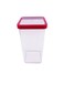(pack of 3 pieces)- STORAGE CONTAINER 3P/SET color white and red