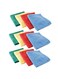 Marrkhor 12-Piece Multipurpose Microfiber Cleaning Cloth, Multicolour