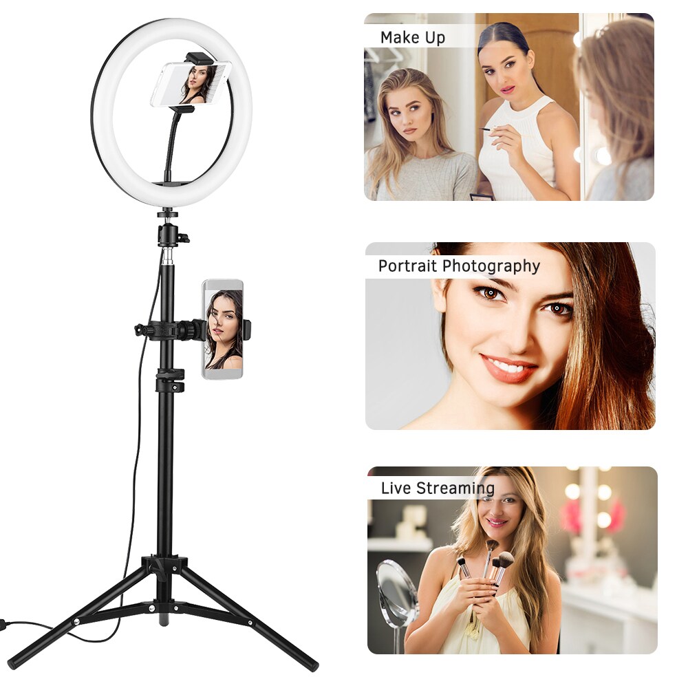 دوكولر Docooler Desktop Led Video Ring Light 10 inch