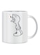 Giftex Drop And Funny Little Guy Design Mug White/Black 11Ounce