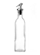Generic - Glass Cruet Bottle With Lever Release Pourers Olive Oil Vinegar Dispenser Clear 12centimeter