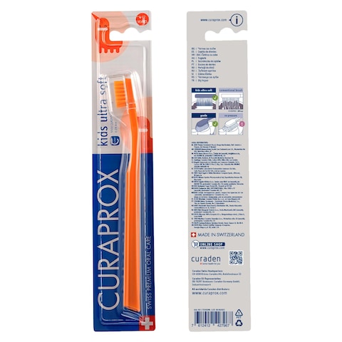 Curaprox 5500 Kids Ultra Soft Toothbrush Orange