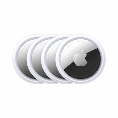 Apple AirTag Multi-Function Item Locator White/Silver 4 Counts (Plus Extra Supplier&#39;s Delivery Charge Outside Doha)