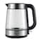 Kenwood Electric Kettle ZJG08.000CL, 2200 W, 1.7 L, Black and Silver, Glass, Cordless