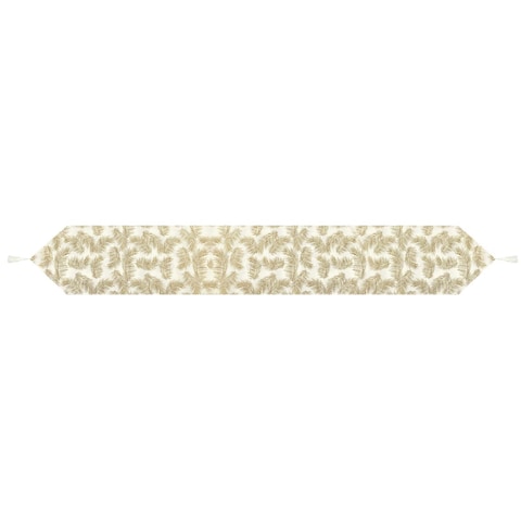 Christmas Magic Table Runner for Dinning Table- 180 cm Length- Red/Gold