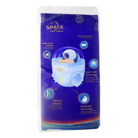 SOFTCARE DIAPER SPACE H/COUNT XL-36