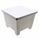 KENPOLY SQUARE PLANTER NO.6 WHT